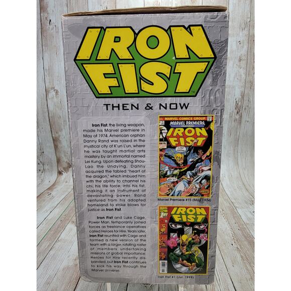 Marvel Iron Fist Mini Bust Collectible 5.5" 1:8 731/4000 Bowen Designs 1999 - Picture 6 of 10
